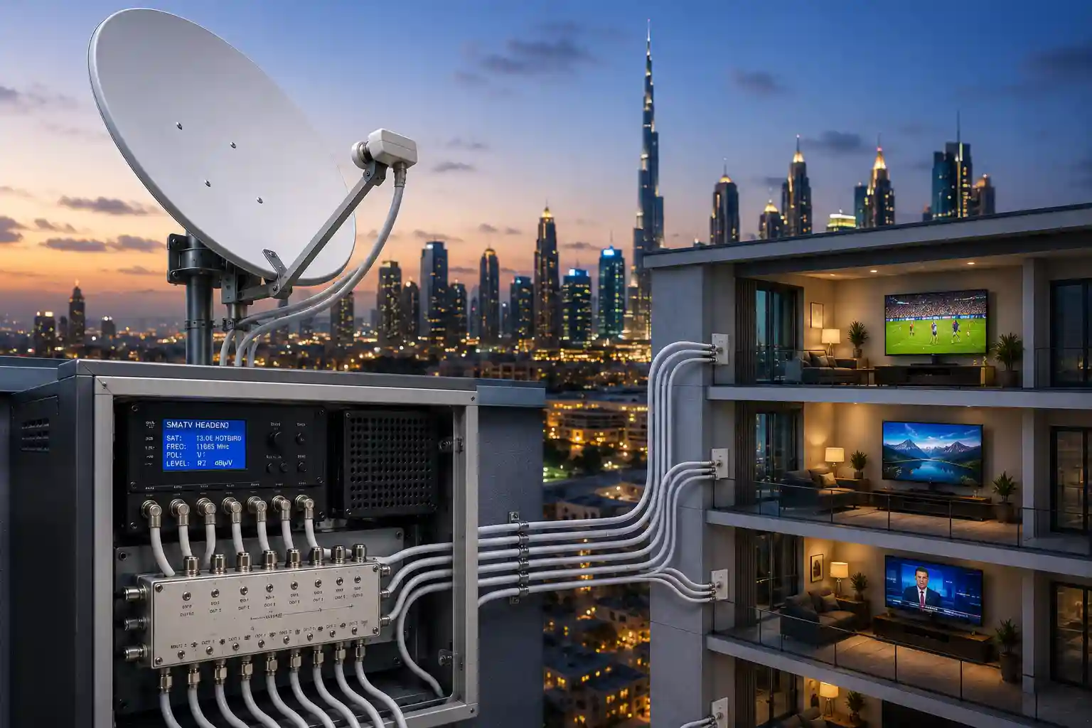 Reliable SMATV Installation Services in Dubai for Clear Entertainment